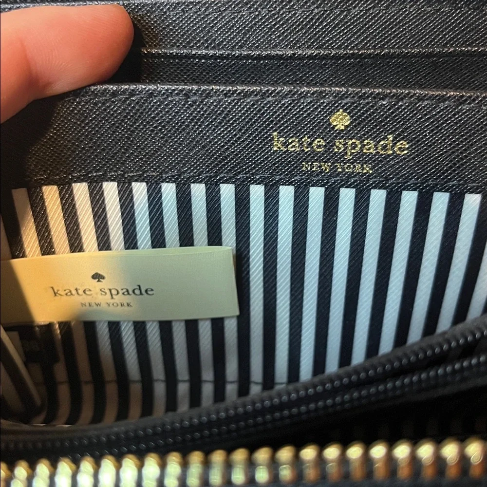 Kate Spade New York Cameron Street Perforated Stacy Zip Around Wallet - Picture 10 of 10